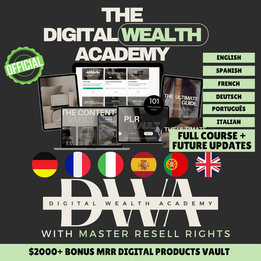 Digital Wealth Academy Course DWA