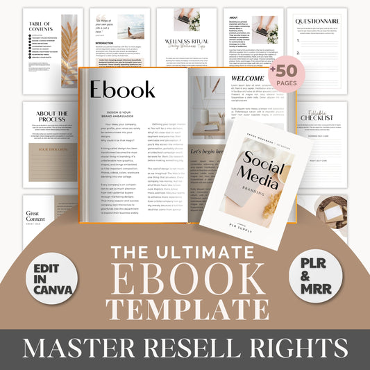Canva-E-Book-Vorlage, digitales Arbeitsbuch, erstellt für Sie und Meister, Weiterverkaufsrechte zum Verkauf auf Etsy, Coaching-Vorlagen, PLR-Vorlagen, Lead-Magnet