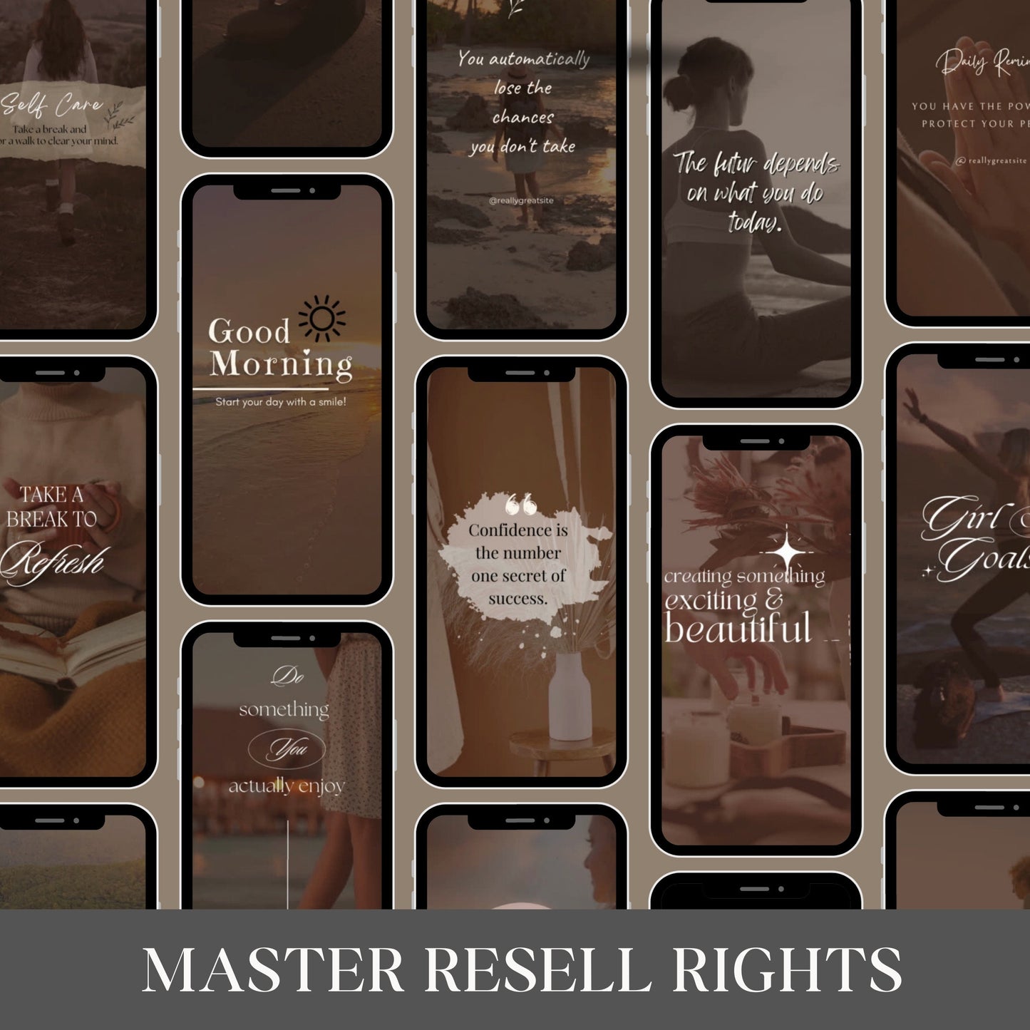 Faceless Instagram Reels Master Resell Rights Social Media Manager Faceless Videos Life Coach Branding Kit PLR Digitale Produkte Etsy-Verkäufer