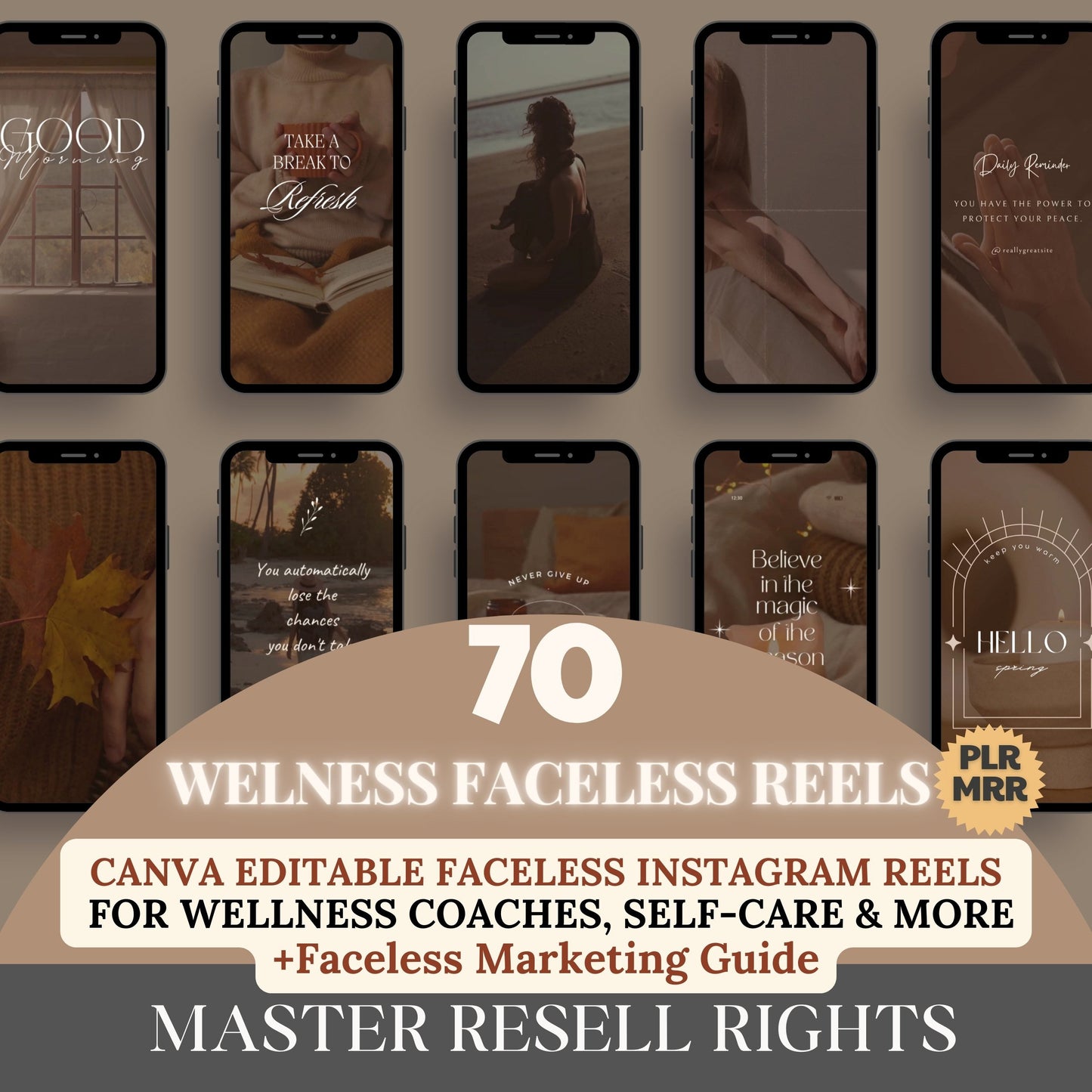 PLR Digital Products MRR Etsy Sellers Bundle Master Resell Rights, Sell on Etsy Passive Income PLR ​​Faceless Reels Ai Prompts Notion Template