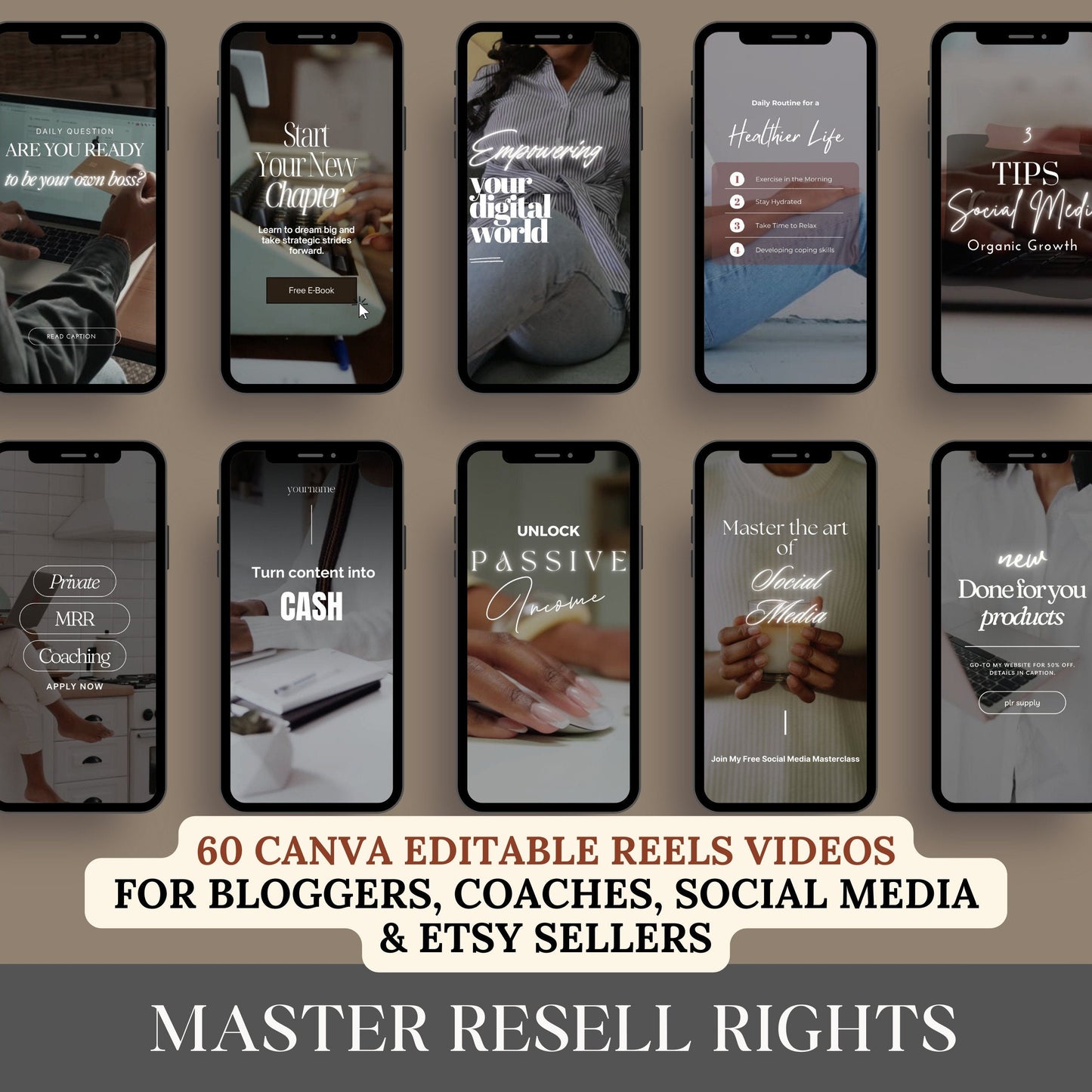 Faceless Melanin Instagram Reels Videos Resell Rights vol 1- DFY Digital Product