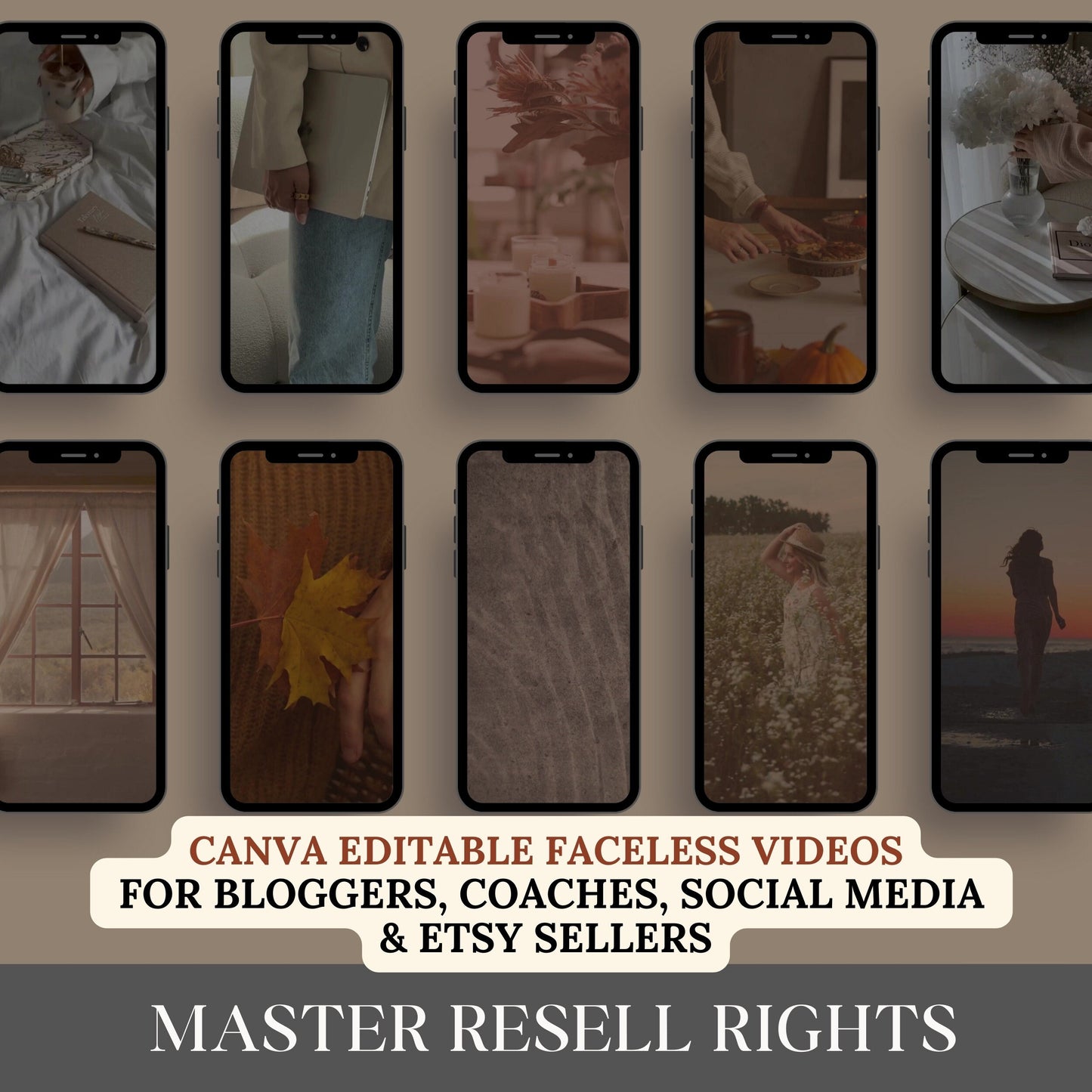 Faceless Reels Videos Mega Bundle with Resell Rights + Faceless Guide- DFY Digital Product