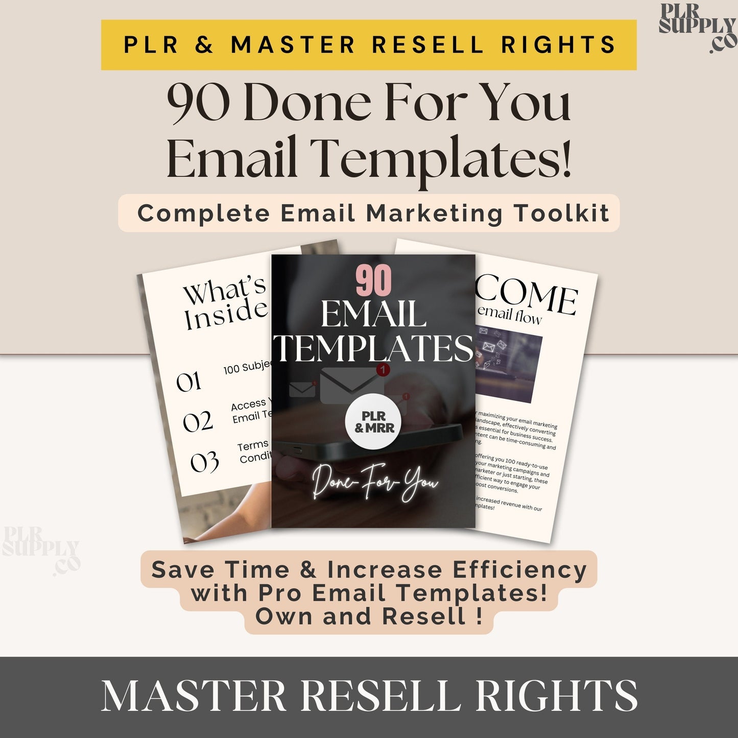 Email Marketing Guide and Email Templates Bundle- DFY Digital Product