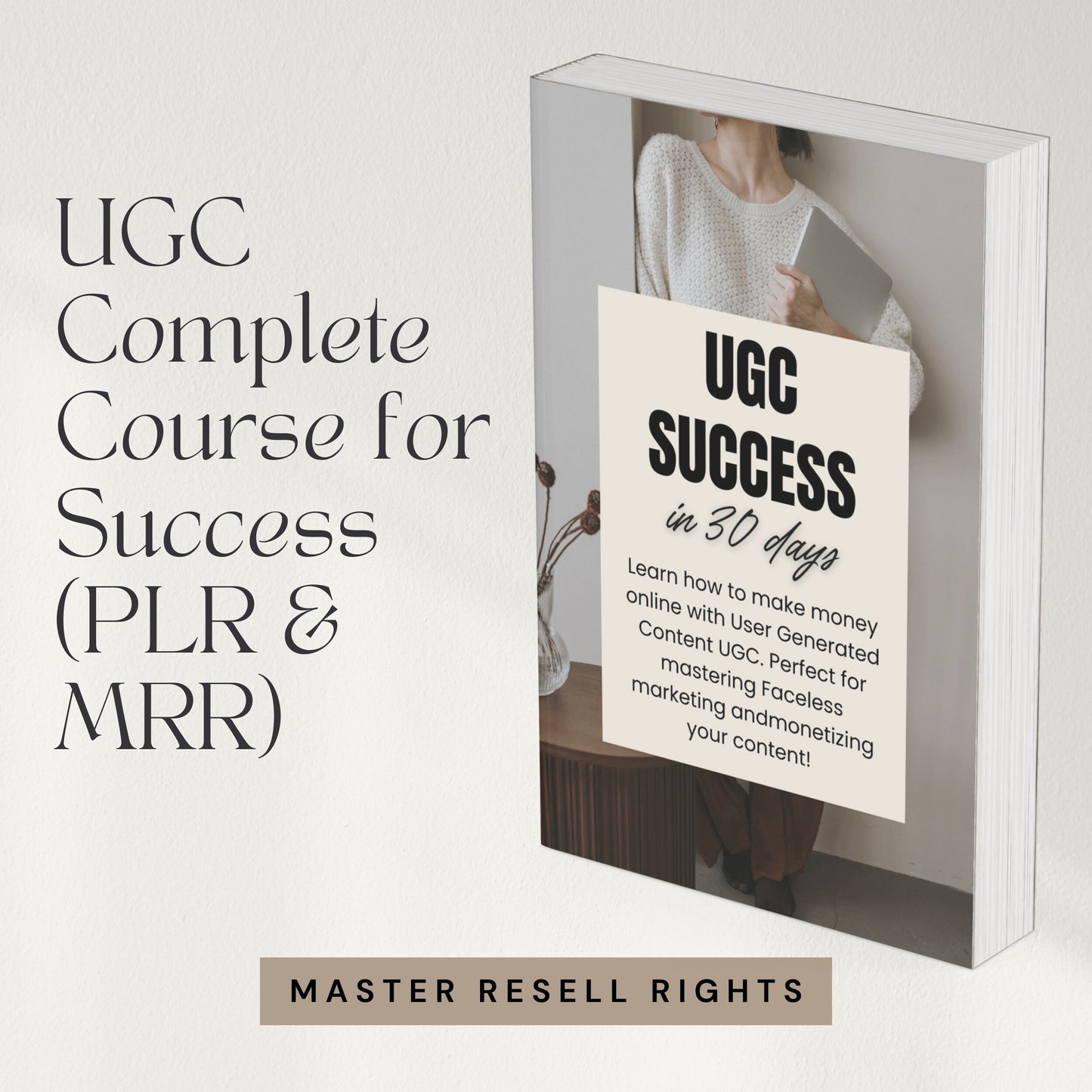 MRR UGC Guide PLR Course Done For You Plr Digital Products- DFY Digital Product
