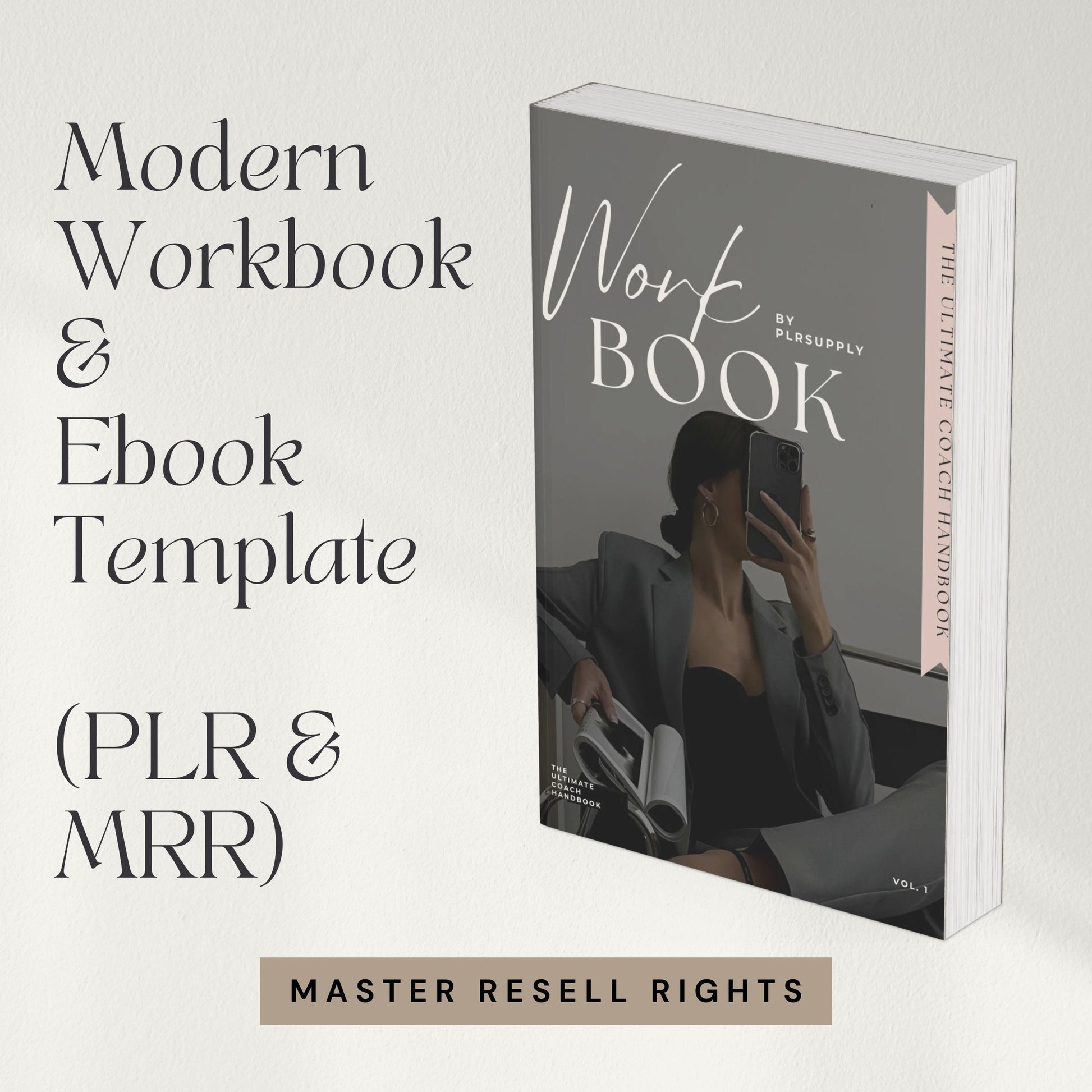 Ebook Template Coaching Workbook Canva Template