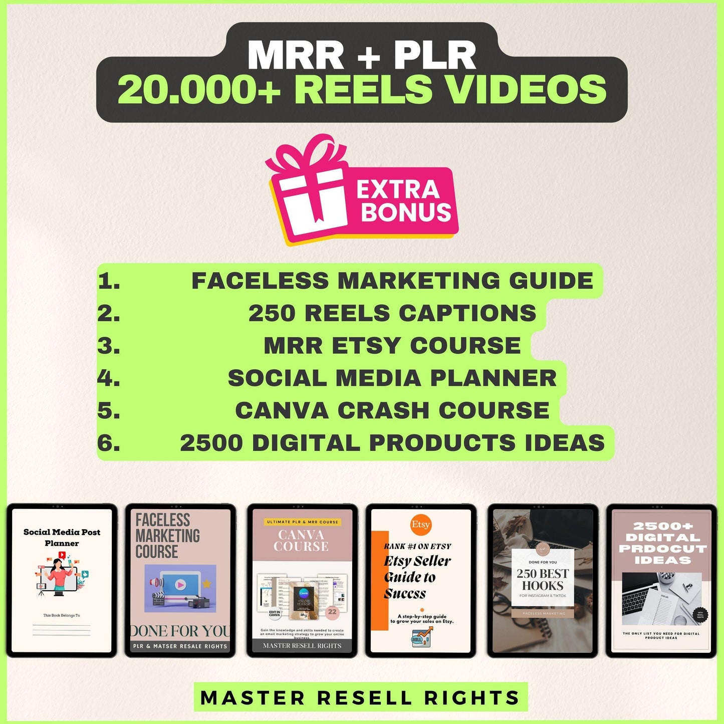 Ultimate Faceless Videos Bundle MRR Faceless Marketing Mobile Videos