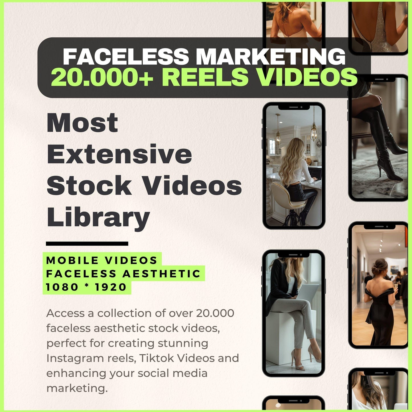 Ultimate Faceless Videos Bundle MRR Faceless Marketing Mobile Videos