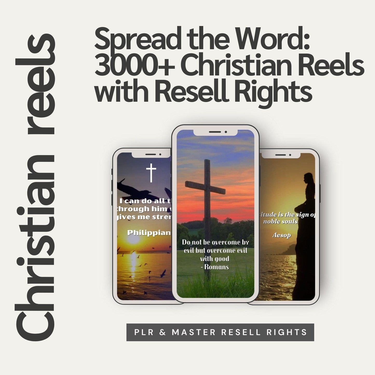 Christian Reels Faceless Instagram Reels, Bible Verses, Quotes, Christian Quotes MRR