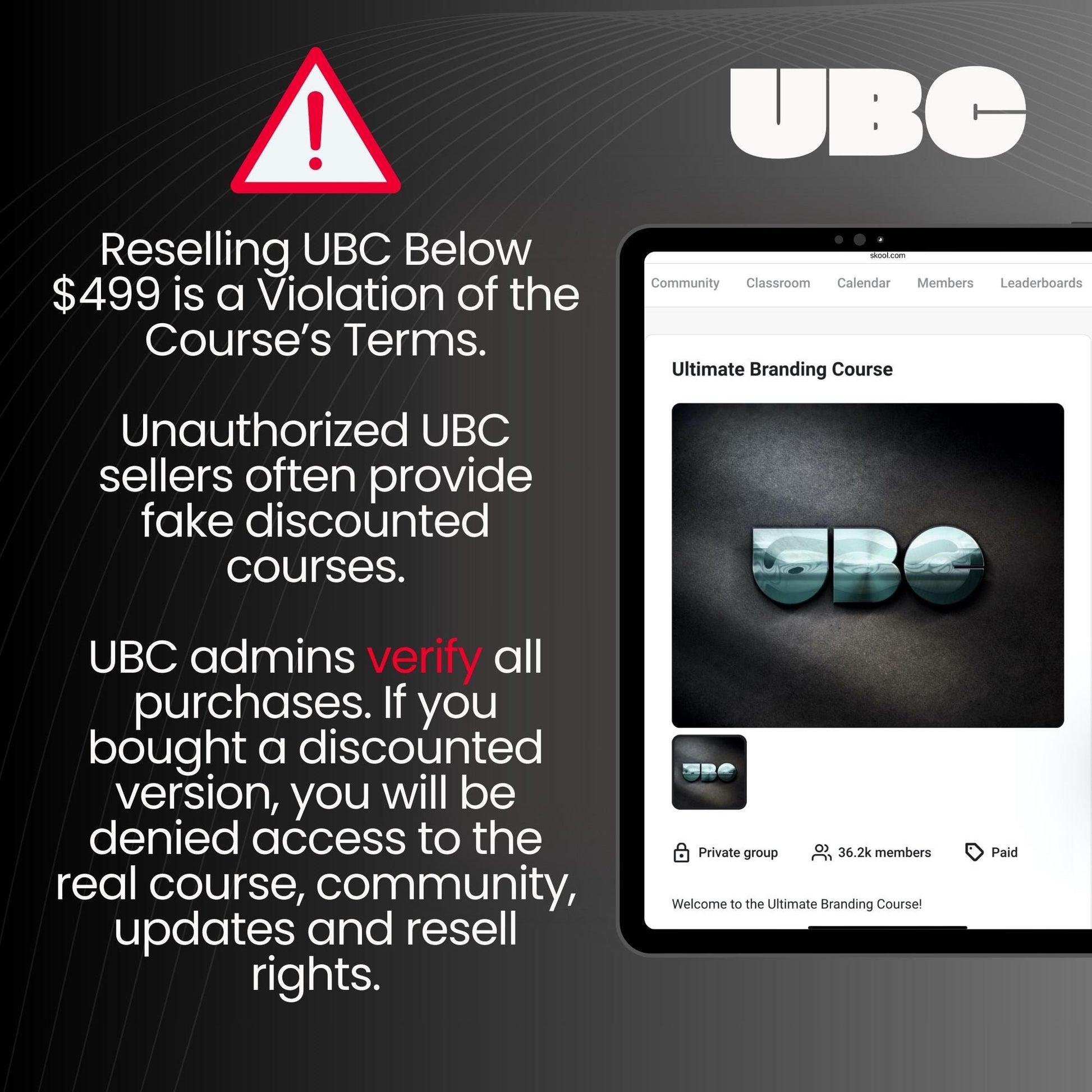 MRR UBC Course Ultimate Branding Course Master Resell Rights