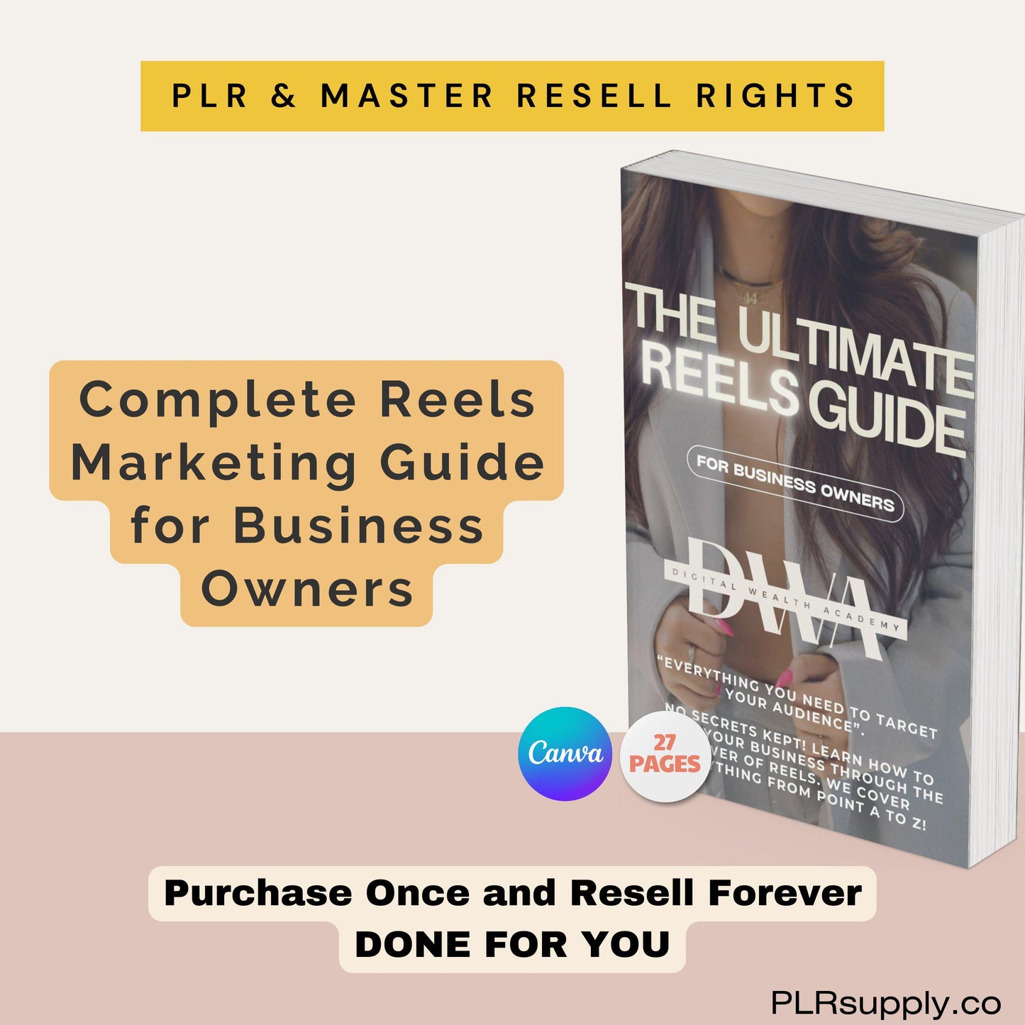 Digital Wealth Academy Instagram Reels Guide MRR PLR