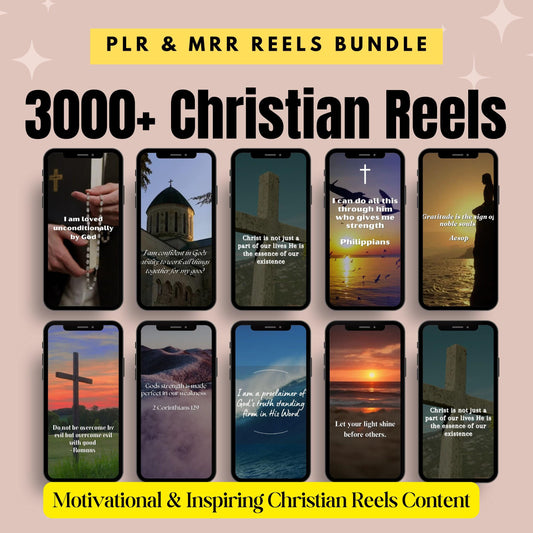 Christian Reels Faceless Instagram Reels, Bible Verses, Quotes, Christian Quotes MRR