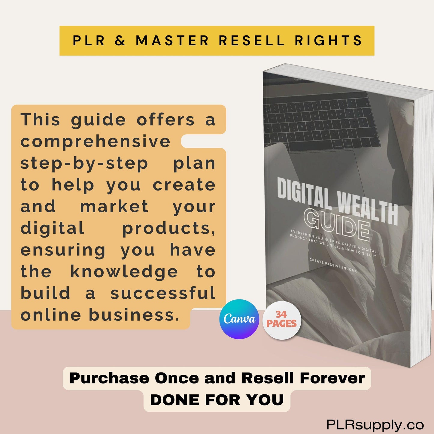 DWA Guide Digital Wealth Guide for Passive Income PLR Course Done For You